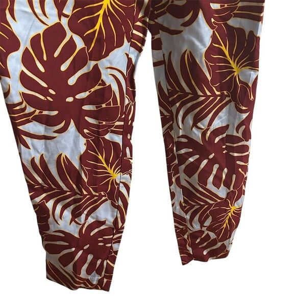 H&M Conscious Tropical Strapless Jumpsuit Size 2 Multicolor Summer Casual - Picture 3 of 16